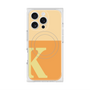 プレミアムスクエアケース with MagSafe［ オリジナル - initial two tone - K orange ］