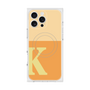 プレミアムスクエアケース with MagSafe［ オリジナル - initial two tone - K orange ］
