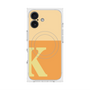 プレミアムスクエアケース with MagSafe［ オリジナル - initial two tone - K orange ］