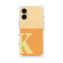 プレミアムスクエアケース with MagSafe［ オリジナル - initial two tone - K orange ］