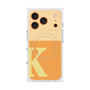 プレミアムスクエアケース with MagSafe［ オリジナル - initial two tone - K orange ］