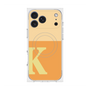 プレミアムスクエアケース with MagSafe［ オリジナル - initial two tone - K orange ］