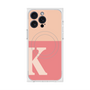 プレミアムスクエアケース with MagSafe［ オリジナル - initial two tone - K pink ］