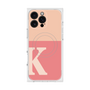 プレミアムスクエアケース with MagSafe［ オリジナル - initial two tone - K pink ］