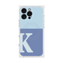 プレミアムスクエアケース with MagSafe［ オリジナル - initial two tone - K blue ］