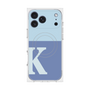 プレミアムスクエアケース with MagSafe［ オリジナル - initial two tone - K blue ］