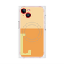 プレミアムスクエアケース with MagSafe［ オリジナル - initial two tone - L orange ］