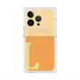 プレミアムスクエアケース with MagSafe［ オリジナル - initial two tone - L orange ］