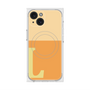 プレミアムスクエアケース with MagSafe［ オリジナル - initial two tone - L orange ］