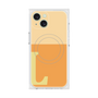プレミアムスクエアケース with MagSafe［ オリジナル - initial two tone - L orange ］