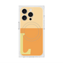 プレミアムスクエアケース with MagSafe［ オリジナル - initial two tone - L orange ］