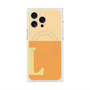 プレミアムスクエアケース with MagSafe［ オリジナル - initial two tone - L orange ］