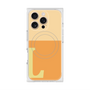 プレミアムスクエアケース with MagSafe［ オリジナル - initial two tone - L orange ］