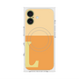 プレミアムスクエアケース with MagSafe［ オリジナル - initial two tone - L orange ］