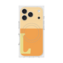 プレミアムスクエアケース with MagSafe［ オリジナル - initial two tone - L orange ］