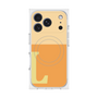 プレミアムスクエアケース with MagSafe［ オリジナル - initial two tone - L orange ］