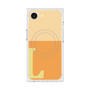 プレミアムスクエアケース with MagSafe［ オリジナル - initial two tone - L orange ］