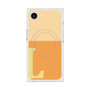 プレミアムスクエアケース with MagSafe［ オリジナル - initial two tone - L orange ］