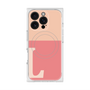 プレミアムスクエアケース with MagSafe［ オリジナル - initial two tone - L pink ］