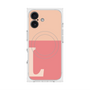 プレミアムスクエアケース with MagSafe［ オリジナル - initial two tone - L pink ］