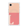プレミアムスクエアケース with MagSafe［ オリジナル - initial two tone - L pink ］