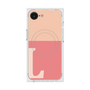 プレミアムスクエアケース with MagSafe［ オリジナル - initial two tone - L pink ］