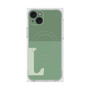 プレミアムスクエアケース with MagSafe［ オリジナル - initial two tone - L green ］