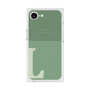 プレミアムスクエアケース with MagSafe［ オリジナル - initial two tone - L green ］