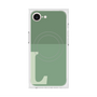 プレミアムスクエアケース with MagSafe［ オリジナル - initial two tone - L green ］