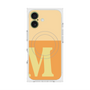 プレミアムスクエアケース with MagSafe［ オリジナル - initial two tone - M orange ］