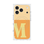 プレミアムスクエアケース with MagSafe［ オリジナル - initial two tone - M orange ］
