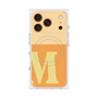 プレミアムスクエアケース with MagSafe［ オリジナル - initial two tone - M orange ］