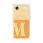 プレミアムスクエアケース with MagSafe［ オリジナル - initial two tone - M orange ］