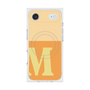 プレミアムスクエアケース with MagSafe［ オリジナル - initial two tone - M orange ］