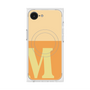 プレミアムスクエアケース with MagSafe［ オリジナル - initial two tone - M orange ］