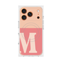 プレミアムスクエアケース with MagSafe［ オリジナル - initial two tone - M pink ］