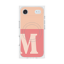 プレミアムスクエアケース with MagSafe［ オリジナル - initial two tone - M pink ］