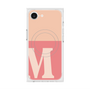 プレミアムスクエアケース with MagSafe［ オリジナル - initial two tone - M pink ］