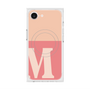 プレミアムスクエアケース with MagSafe［ オリジナル - initial two tone - M pink ］