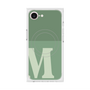 プレミアムスクエアケース with MagSafe［ オリジナル - initial two tone - M green ］