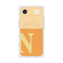 プレミアムスクエアケース with MagSafe［ オリジナル - initial two tone - N orange ］
