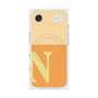 プレミアムスクエアケース with MagSafe［ オリジナル - initial two tone - N orange ］