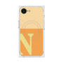 プレミアムスクエアケース with MagSafe［ オリジナル - initial two tone - N orange ］