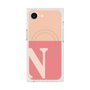 プレミアムスクエアケース with MagSafe［ オリジナル - initial two tone - N pink ］