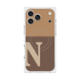 プレミアムスクエアケース with MagSafe［ オリジナル - initial two tone - N brown ］