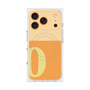 プレミアムスクエアケース with MagSafe［ オリジナル - initial two tone - O orange ］