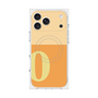 プレミアムスクエアケース with MagSafe［ オリジナル - initial two tone - O orange ］