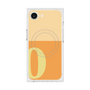 プレミアムスクエアケース with MagSafe［ オリジナル - initial two tone - O orange ］