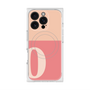 プレミアムスクエアケース with MagSafe［ オリジナル - initial two tone - O pink ］