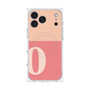 プレミアムスクエアケース with MagSafe［ オリジナル - initial two tone - O pink ］